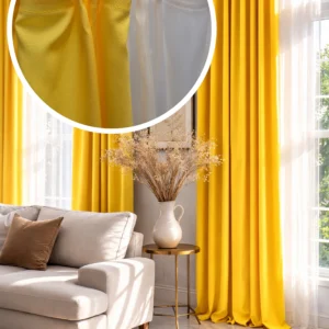 Panama napsugár színű sötétítő függöny
